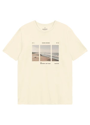 Malwee - Camiseta Regular Chasing Horizons Off White - MALWEE