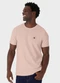 Malwee - Camiseta Regular em Malha Texturizada Rosê - variação: Rosê