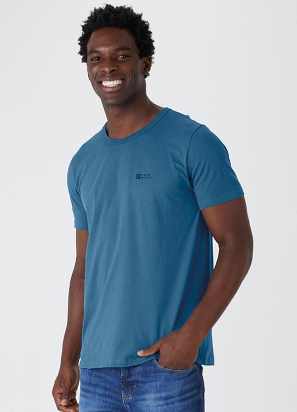 Malwee - Camiseta Regular From Brazil em Malha Azul