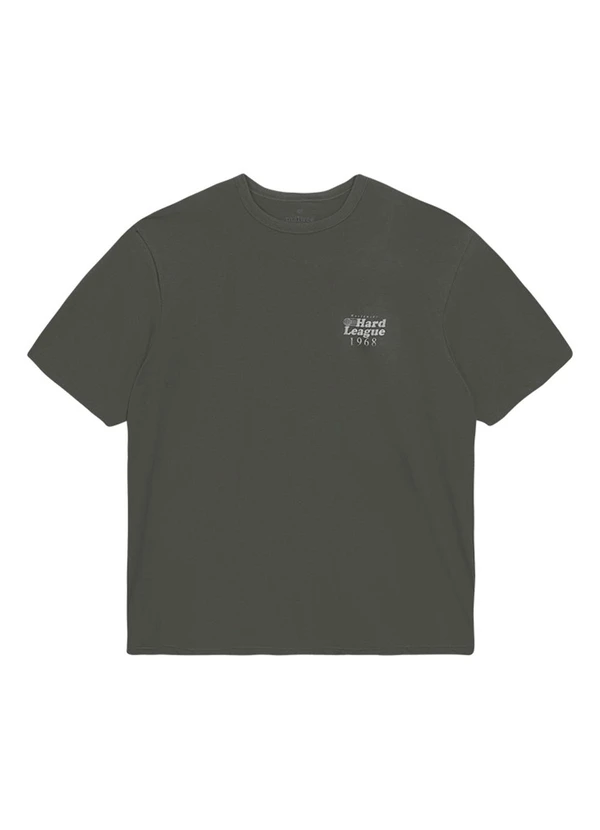 Malwee - Camiseta Regular Hard League Cinza Escuro