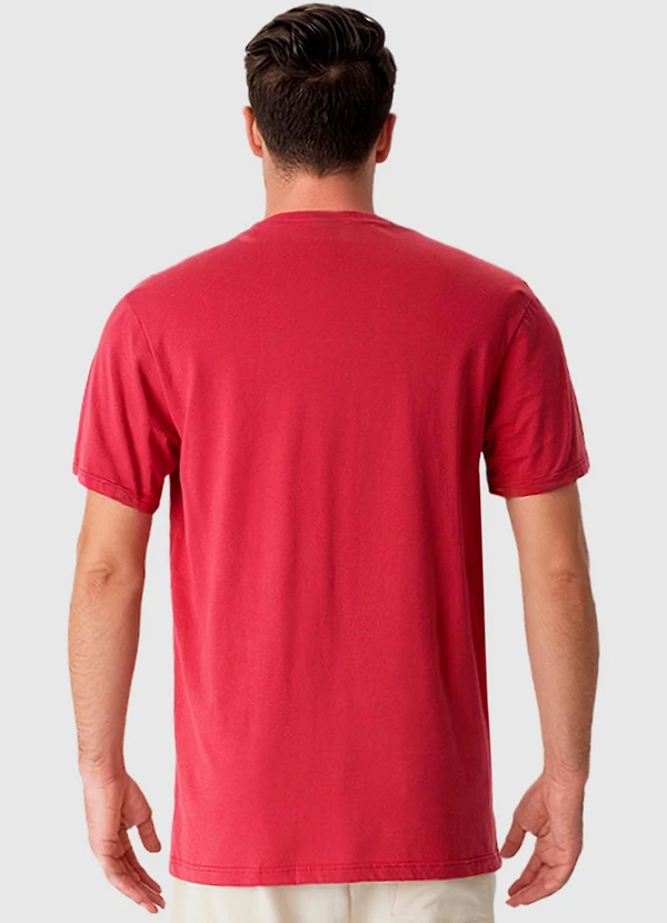 Malwee - Camiseta Regular Keep It Simple Vermelho Escuro 2