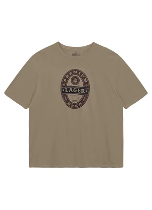 Malwee - Camiseta Regular Lager Taupe - MALWEE