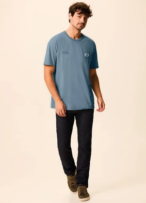 Malwee - Camiseta Regular Legacy Azul Pastel - MALWEE