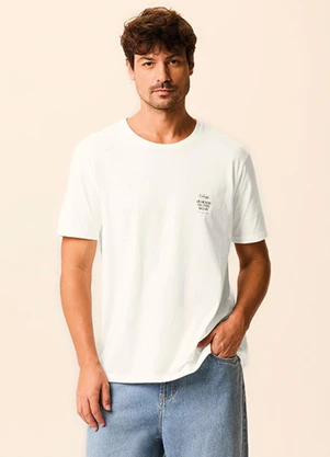 Malwee - Camiseta Regular Legends On The Road Off White - MALWEE