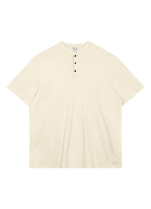 Malwee - Camiseta Regular Linho Off White - MALWEE