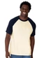 Malwee - Camiseta Regular Manga Raglan Taupe - variação: Off White