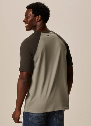 Malwee - Camiseta Regular Manga Raglan Taupe - MALWEE