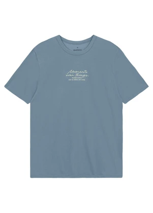 Malwee - Camiseta Regular Moments Azul Pastel - MALWEE