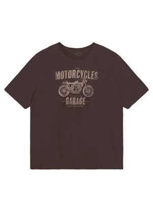 Malwee - Camiseta Regular Motorcycle Garage Café - MALWEE