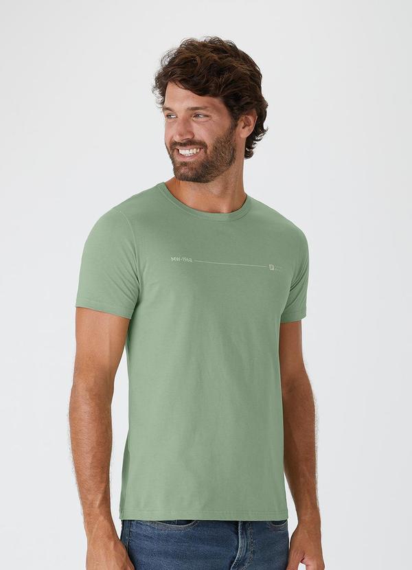 Malwee - Camiseta Regular Mw-1968 From Brazil Verde Água