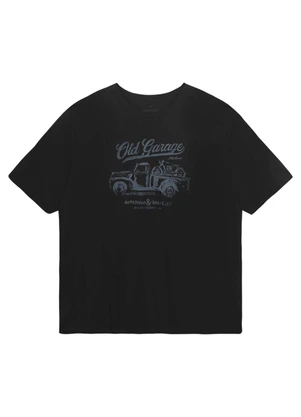 Malwee - Camiseta Regular Old Garage Preto - MALWEE