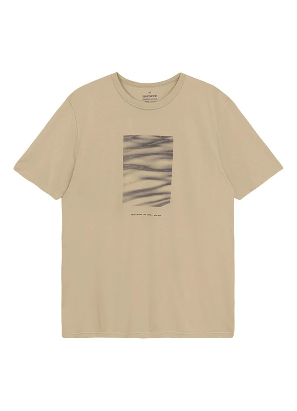 Malwee - Camiseta Regular Open Beyond The Sand Areia