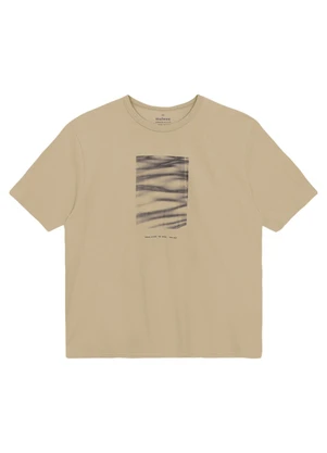 Malwee - Camiseta Regular Open Beyond The Sand Areia - MALWEE
