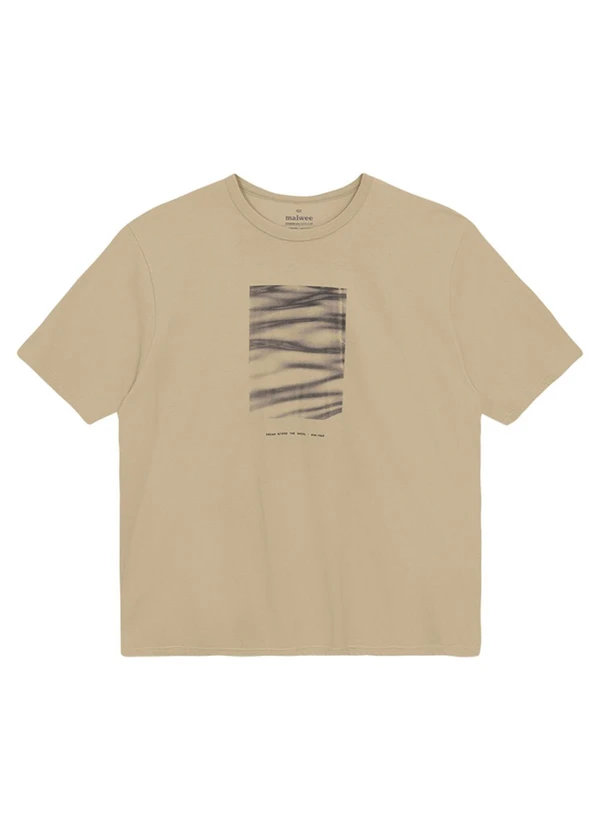 Malwee - Camiseta Regular Open Beyond The Sand Areia