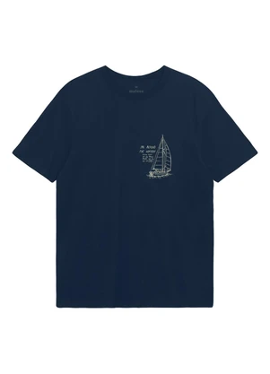 Malwee - Camiseta Regular Sail Beyond The Azul Marinho - MALWEE