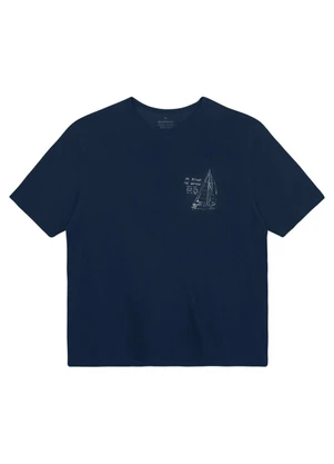 Malwee - Camiseta Regular Sail Beyond The Azul Marinho - MALWEE