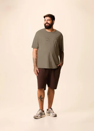 Malwee - Camiseta Regular The Race Club Taupe - MALWEE