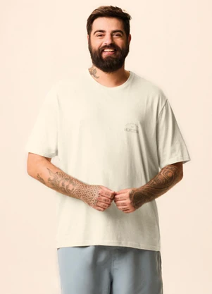 Malwee - Camiseta Regular The Sea Is My Horizon Off White - MALWEE