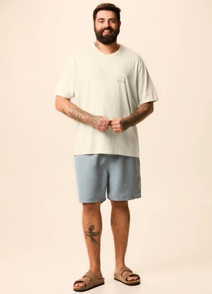 Malwee - Camiseta Regular The Sea Is My Horizon Off White - MALWEE