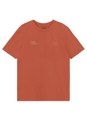 Malwee - Camiseta Regular True Still Time Terracota - MALWEE
