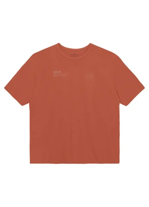 Malwee - Camiseta Regular True Still Time Terracota - MALWEE