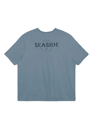 Malwee - Camiseta Regular Waves And Wind Azul Pastel - MALWEE