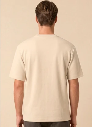 Aurus - Camiseta Relaxed Bege - AURUS