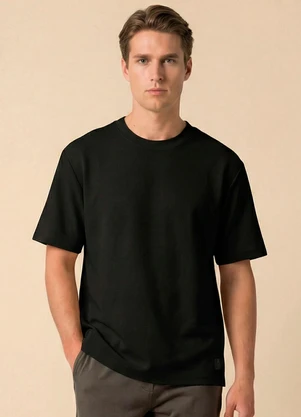 Aurus - Camiseta Relaxed Preto - AURUS