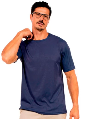 Decoy - Camiseta Ribana Masculina Azul - DECOY
