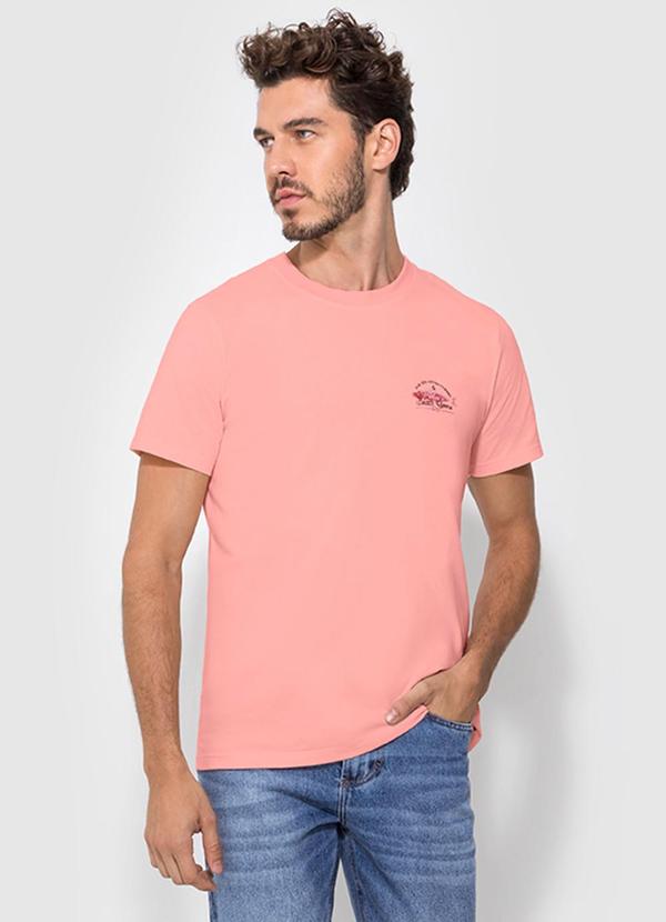 Enfim - Camiseta Rosê Slim Beach Goers