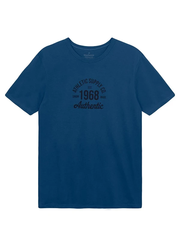 Malwee - Camiseta Slim Authentic Azul Escuro