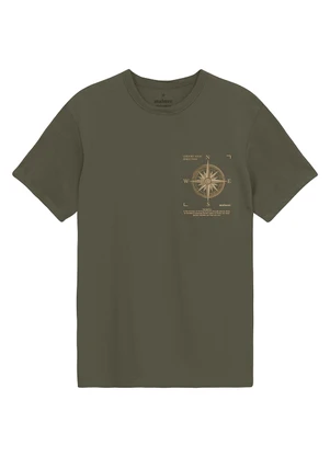 Malwee - Camiseta Slim Choose Your Direction Verde - MALWEE