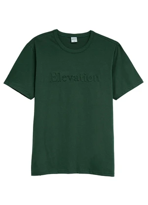 Malwee - Camiseta Slim Elevation em Malha Verde Esmeralda - MALWEE