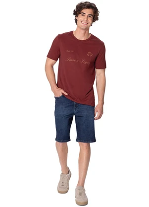 Malwee - Camiseta Slim Leave a Legacy Bordô - MALWEE