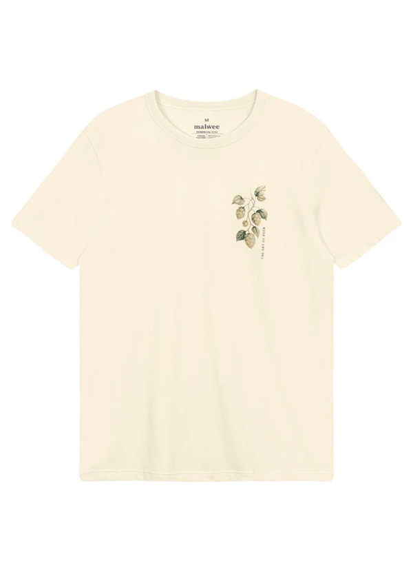 Malwee - Camiseta Slim Lúpulo Off White