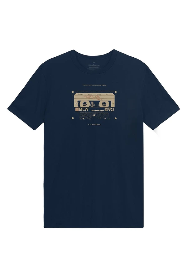 Malwee - Camiseta Slim Mixtape For The Better Days Azul