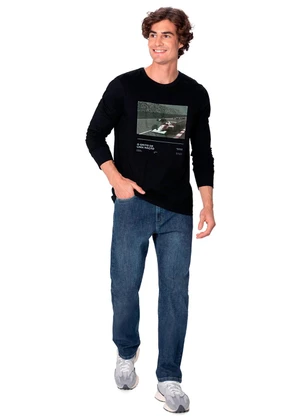 Malwee - Camiseta Slim o Grito de Uma Nação Preto - MALWEE