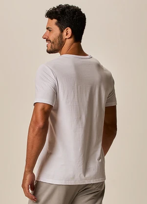 Malwee - Camiseta Slim Summer Essentials Branco - MALWEE