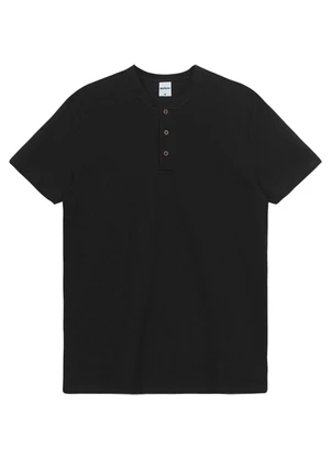 Malwee - Camiseta Slim Texturizada Preto - MALWEE
