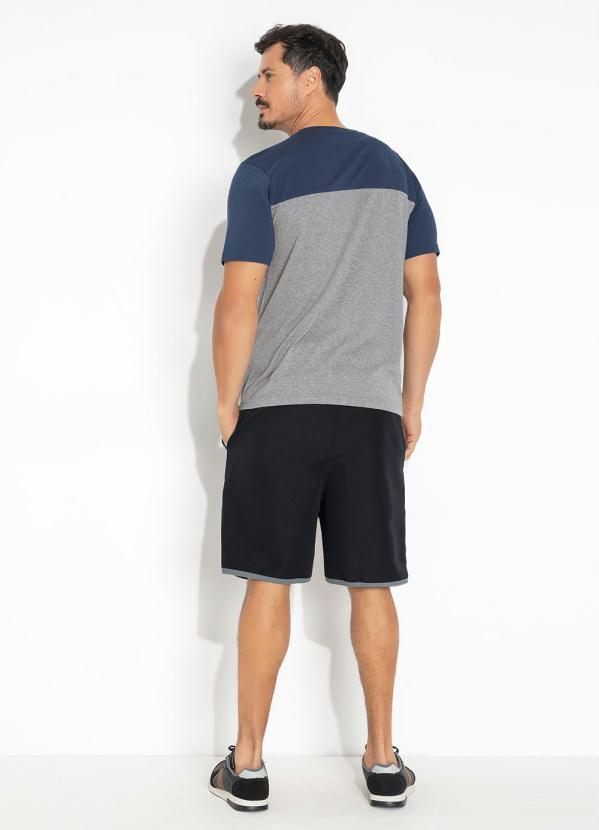 Moda Pop - Camiseta Sóis com Estampa Frontal e Pala 5