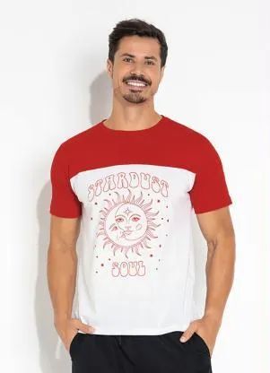Moda Pop - Camiseta Sol com Pala Frente e Costas - MODA POP