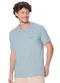 Malwee - Camiseta Go Outside Linho Verde - variação: Azul Pastel