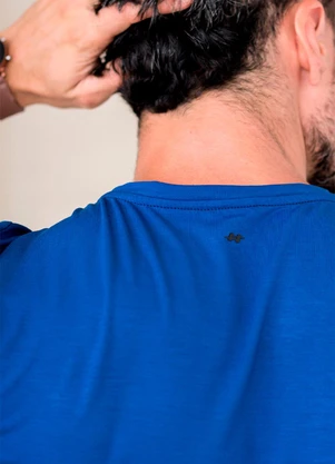 Hiatto Confecção - Camiseta Tech Modal Masculina Azul - HIATTO CONFECÇÃO