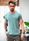 Hiatto Confecção - Camiseta Tech Modal Masculina Branco - variação: Verde