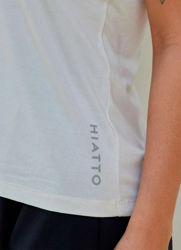 Hiatto Confecção - Camiseta Tech Visco Feminina Off White 4