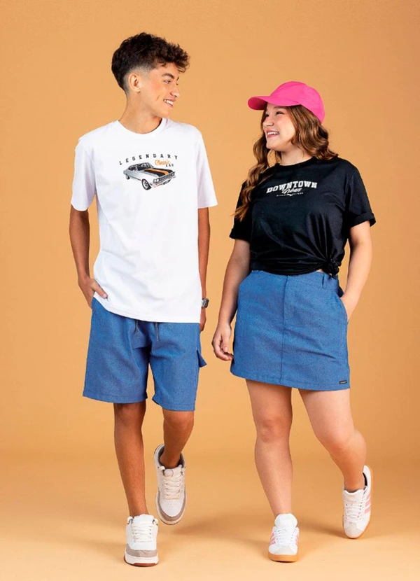 Soft Bonni - Camiseta Teen Unissex Preto