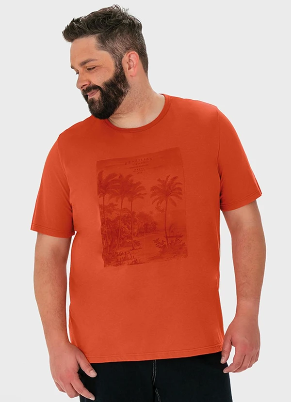 Malwee - Camiseta Terracota Brazilian Coast