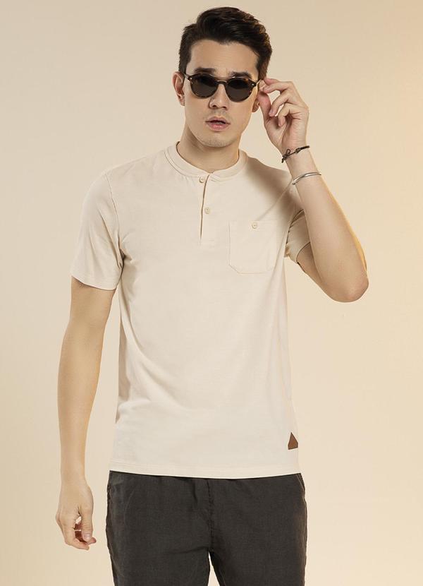 Habana - Camiseta Tradicional em Algodão Premium Bege