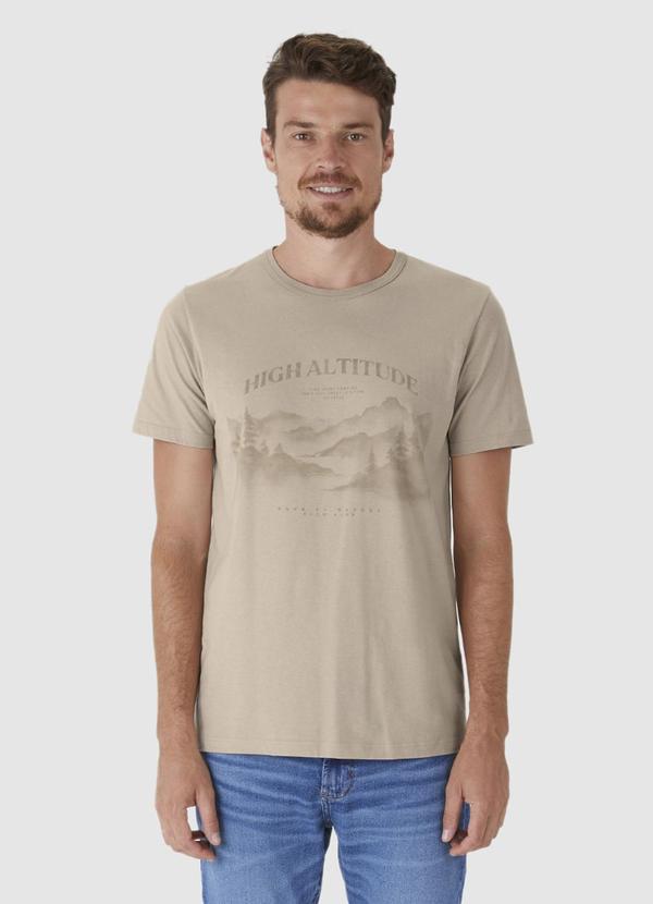 Malwee - Camiseta Tradicional High Altitude Bege