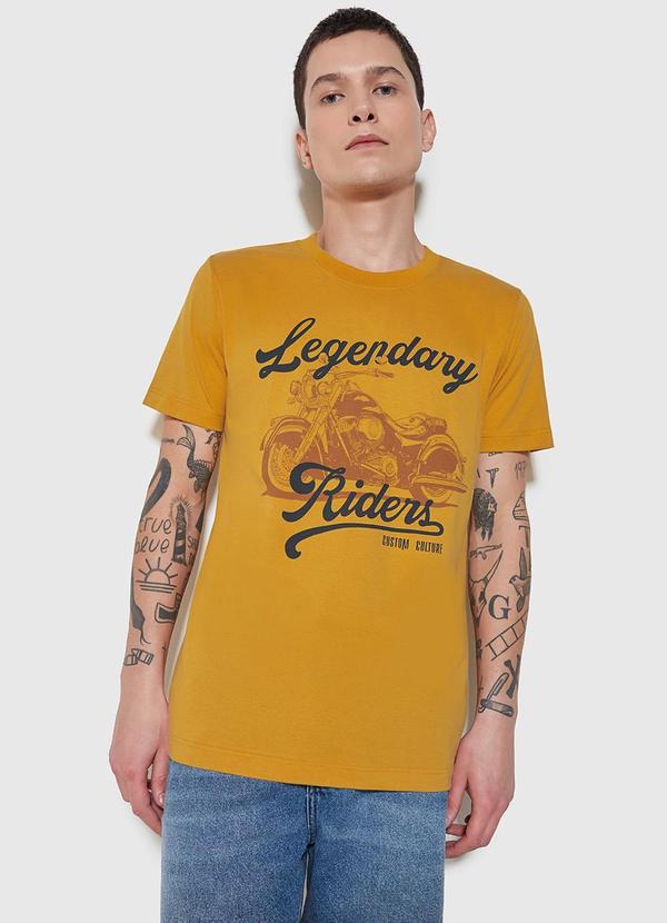 Enfim - Camiseta Tradicional Legendary Amarelo Mostarda 1